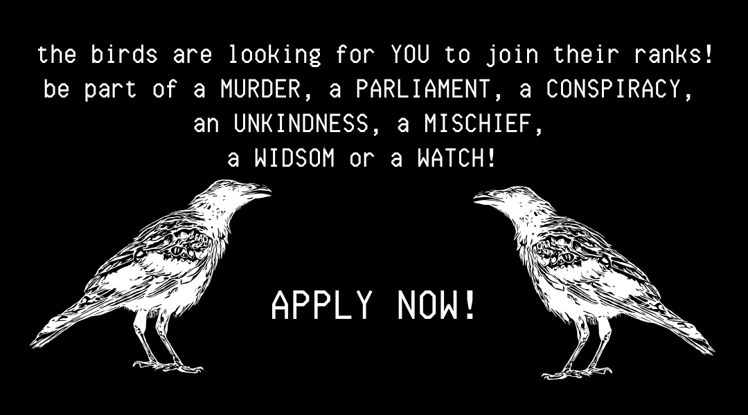 advertisment to join your local bird flock. why wouldn't you?